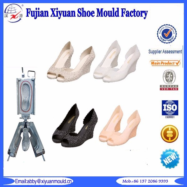 Promotion Cheap PVC Jelly Slipper Mould Woman Sexy High hells , High Quality Shoes mold Woman Sexy High Heels,PCU shoe die