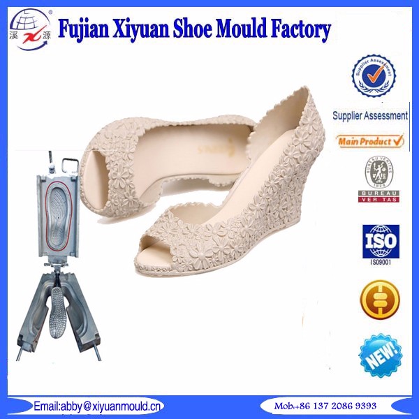 Promotion Cheap PVC Jelly Slipper Mould Woman Sexy High hells , High Quality Shoes mold Woman Sexy High Heels,PCU shoe die